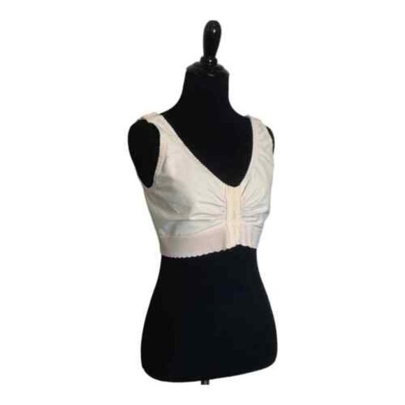 Bundle of 3 Marena Sz. L Post Op Surgical Recovery Bras 3 Nude - Picture 3 of 12